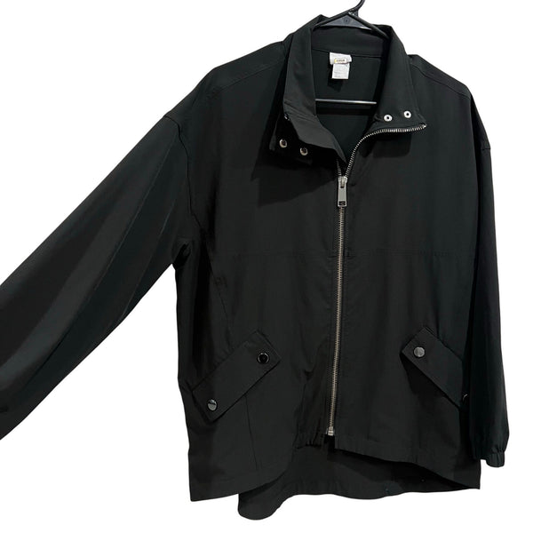 Chico's Lightweight Black Full Zip Jacket Size 8/10
