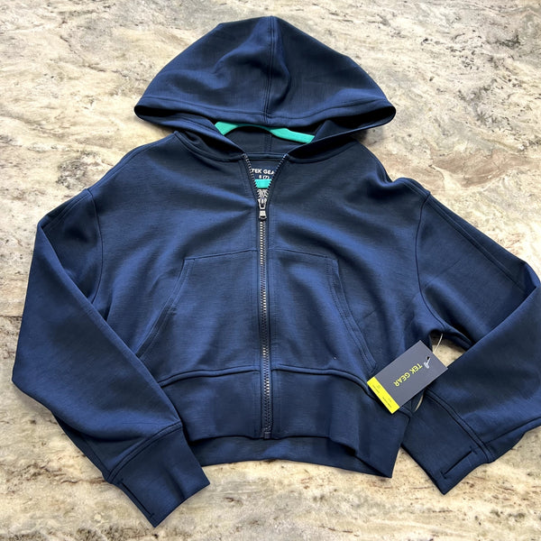 NWT Tek Gear Navy Blue Butter Soft Full Zip Jacket Size Youth Small