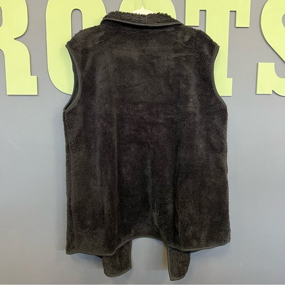 Women’s Black Sherpa Vest Size XL