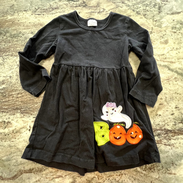 Girls "Boo" Ghost Tunic Top Size 4T
