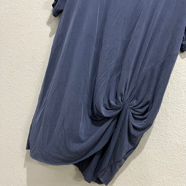 NWT Jodifl Boutique Twisted Modal Navy Blouse Medium