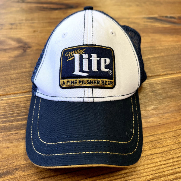 Miller Lite Patch Mesh Back Snapback Hat