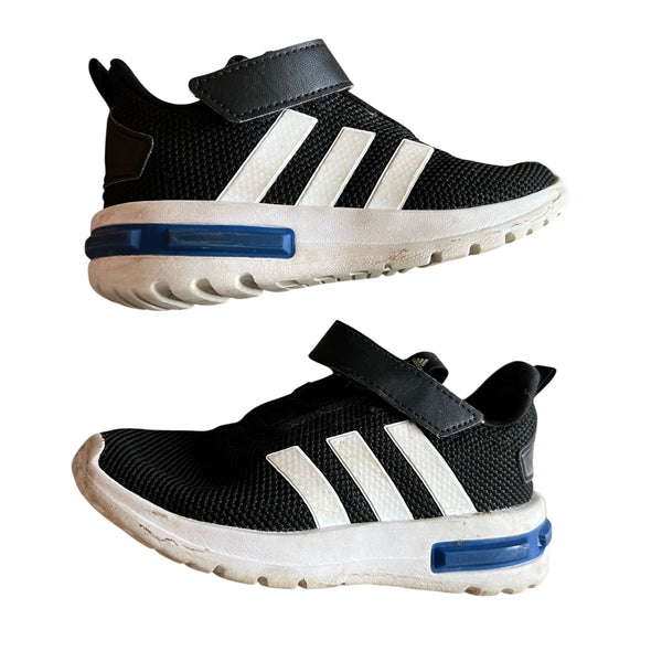 Adidas Black & Blue Boys Sneakers Size 9