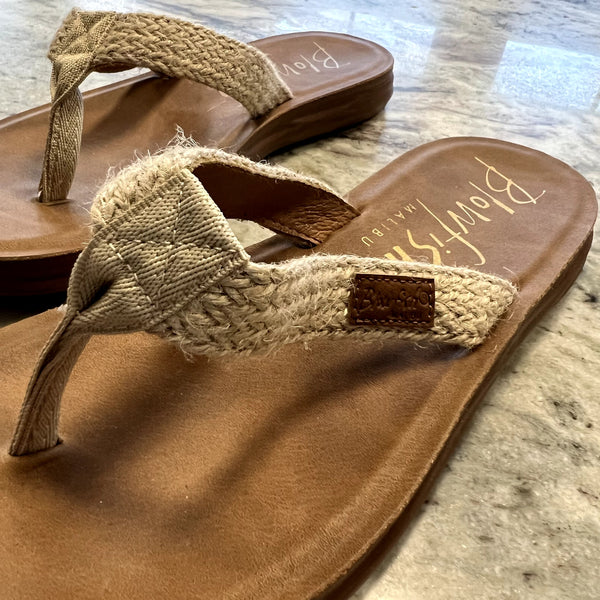 NWOT Blowfish Malibu Braided Rope Flip Flops Size 9