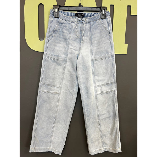 Vanilla Star Girls Light Wash Wide Leg Jeans Size Youth 12