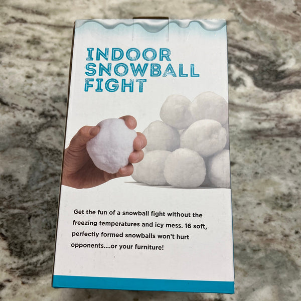 NEW Indoor Snowball Fight Game