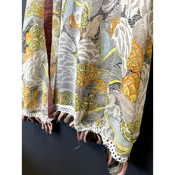 Hayden Boutique Floral Tassel Kimono Size Small