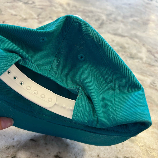 Cash & Co Turquoise Waves Flat Brim Snapback Rope Hat Toddler S/M