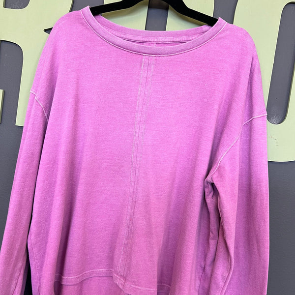 DSG Girls Lightwight Purple Long Sleeve Activewear Tee Youth XL