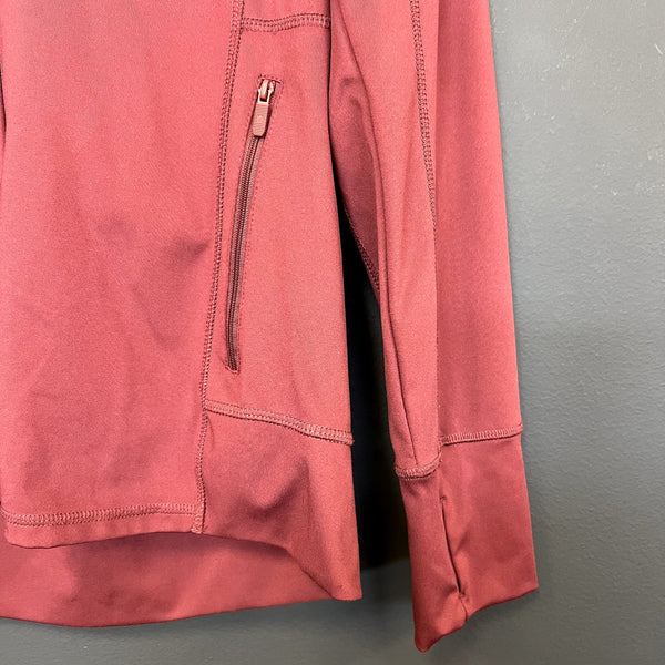 RBX Maroon Full Zip Athletic Jacket Size Large