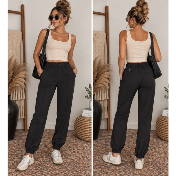 Lululemon Warpstreme High-Rise 7/8 Jogger Black Size 27