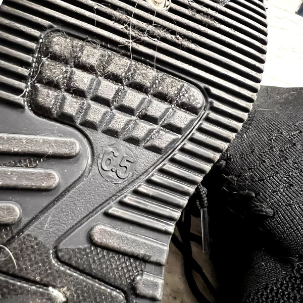 Women's Black Slip On Sneakers Size 6.5