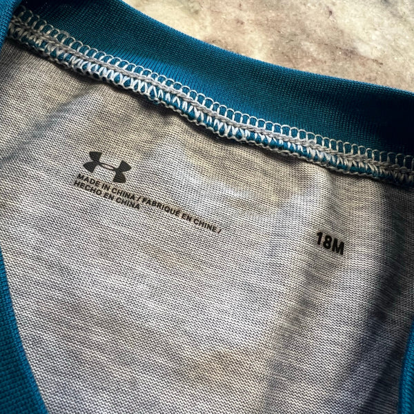 Under Armour Boys Long Sleeve Dinosaur Football Graphic Tee 18 Mo