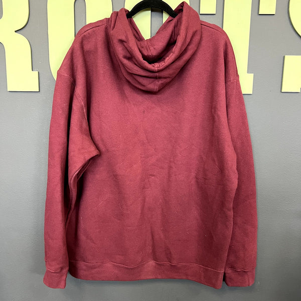 Turnrows Farming Men's Burgundy Hoodie Size XL