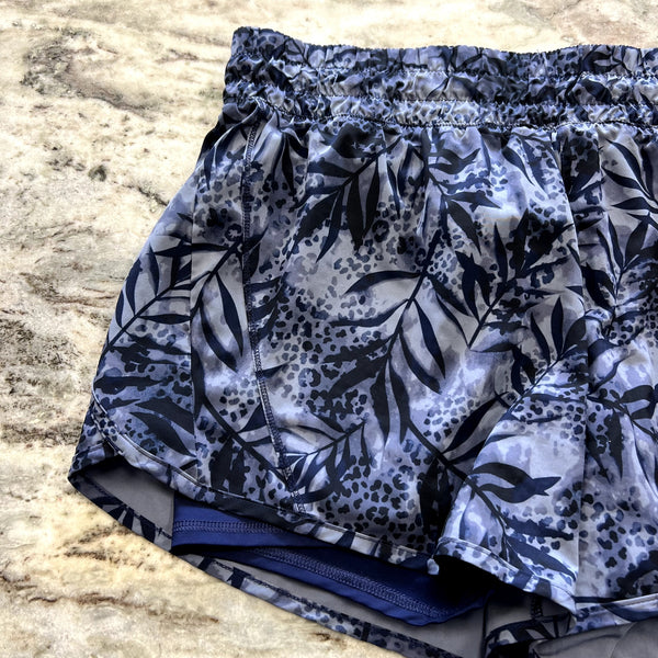 Avia Navy Blue Tropical Running Shorts XXL