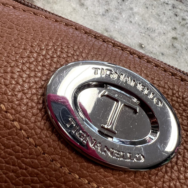 Tignanello Pebbled Leather Crossbody Bag