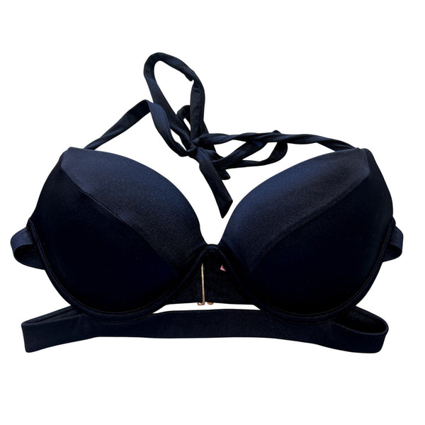 Victoria's Secret Black Strappy Swim Top Size 34D