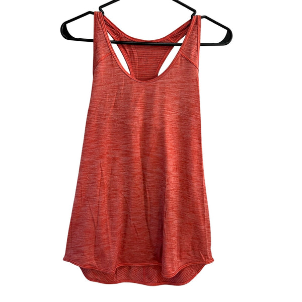 Lululemon Swiftly Tech Heathered Red Racerback Tank Top Size 8