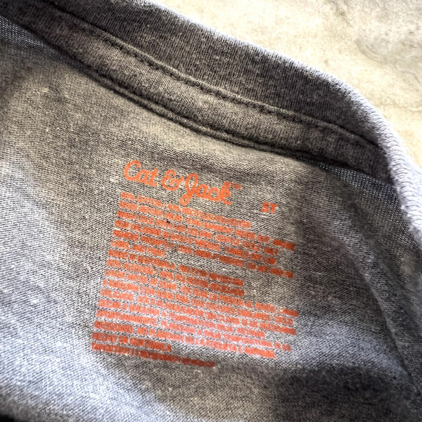 Cat & Jack Friend of the Earth Short Sleeve Unisex Graphic Tee 5T