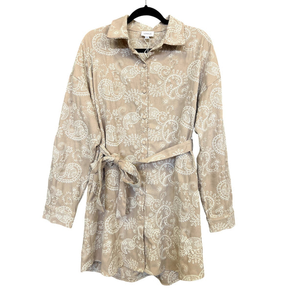 NWT Lovelo Paisley Embroidered Mini Dress Size Large