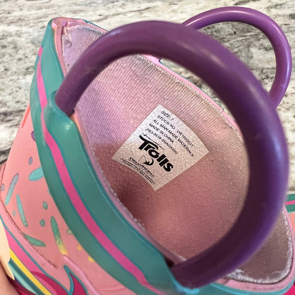 Trolls Rain Boots Girls Size 7