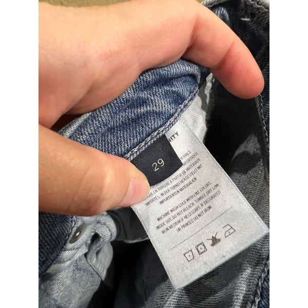 Citizens of Humanity Button Fly Charlotte Crop Distressed Jeans Size 29