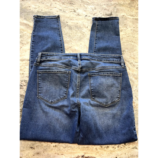 Old Navy Rockstar Medium Wash Skinny Jeans Size 14