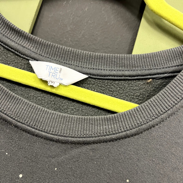 Time and Tru "The Alps" Ski Graphic Sweatshirt XXL