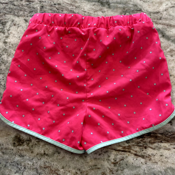 Cat & Jack Pink Polka Dot Athletic Shorts 2T