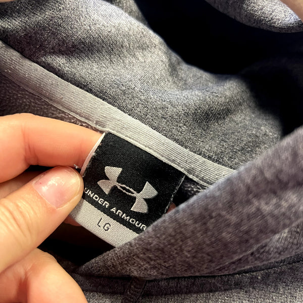 Under Armour Men's Gray Hooded Pullover Size Large