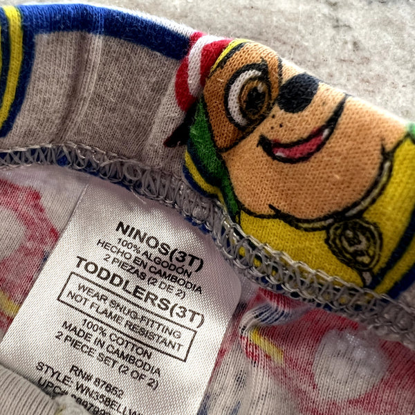 Nickelodeon Paw Patrol Toddler Pajamas Size 4T