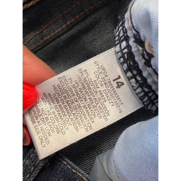 Jordache Girls Bootcut Dark Wash Jeans Size Youth 14