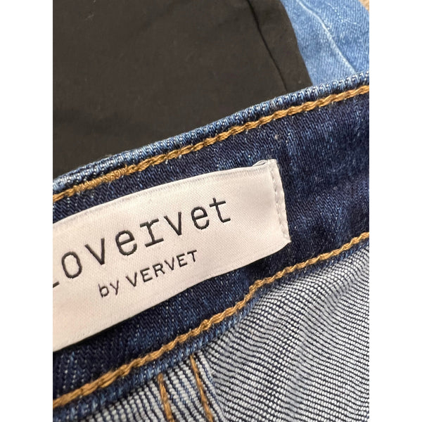 Lovervet Vervet Dark Wash High Rise Wide Leg Jeans Size 25