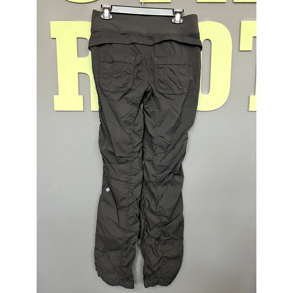 Lululemon Dance Studio Ruched Black Pants Size 8