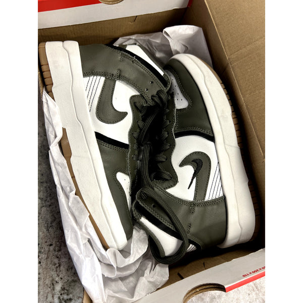NIB Women's Nike Dunk High Up Cargo Khaki Sneakers Size 5.5