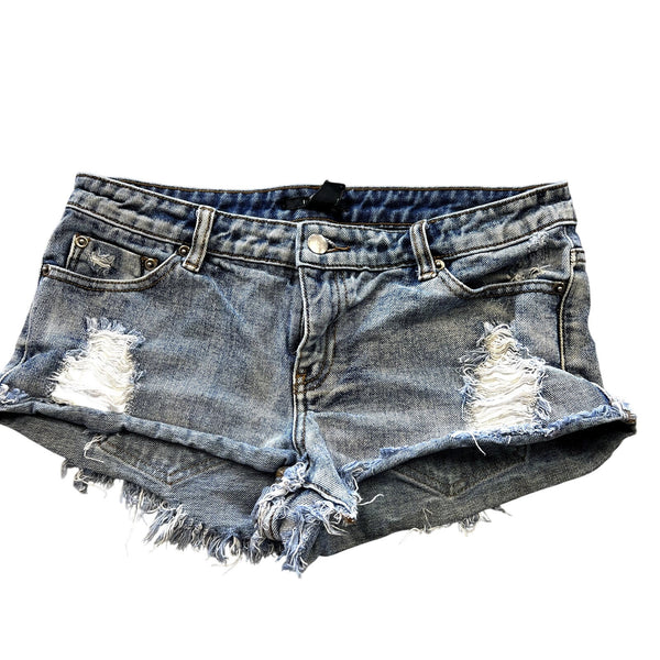Forever 21 Denim Cutoff Shorts Size 27 Y2K