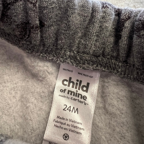 Carter's Gray Fox Sweatpants Size 24 Mo.