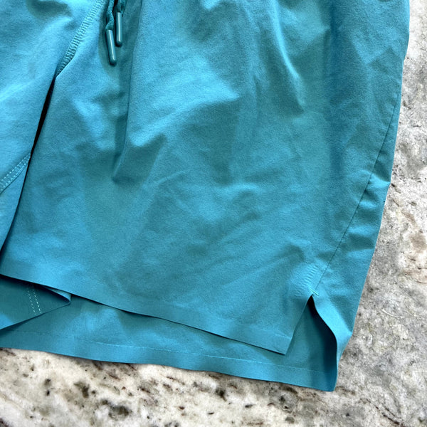All in Motion Teal Lined Athletic Shorts Men's Size Small