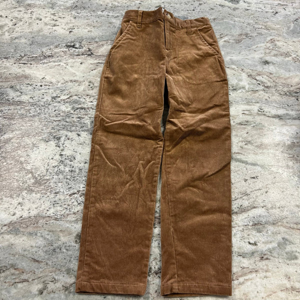 Class Club Boys Brown Corduroy Straight Leg Pants Size 5