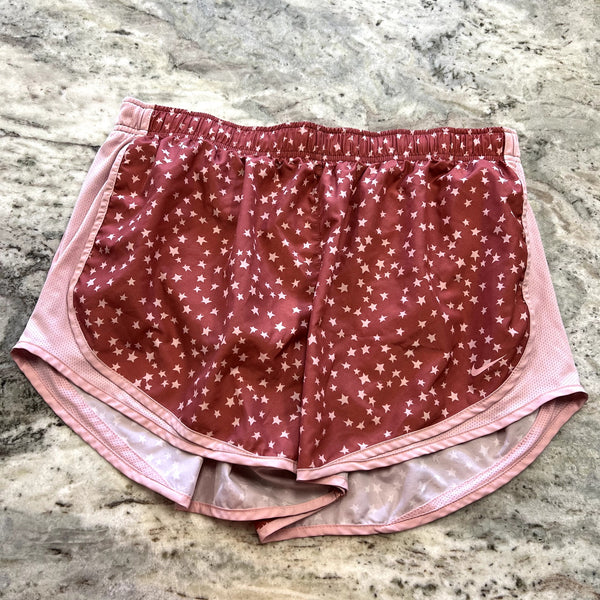 Nike Tempo Mauve Star Running Shorts Size XL
