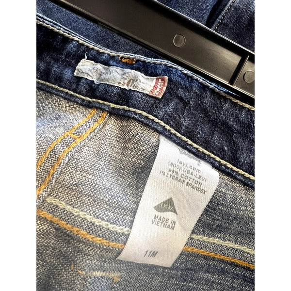 Levi's 501 Dark Wash Straight Leg Jeans Size 11