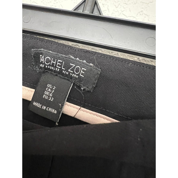 Rachel Zoe Black Cropped Dress Pants Size 2