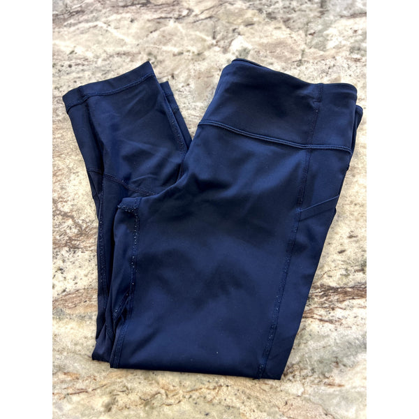 Lululemon Navy Leggings Size 8