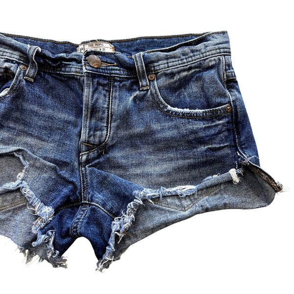 Free People Denim Distressed Cutoff Shorts Size 25