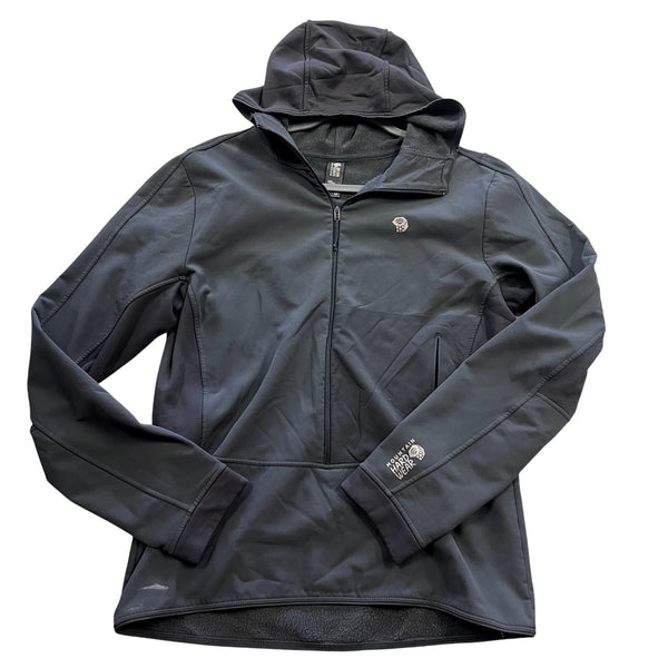 Mountain Hardwear Men's Black Hooded Pullover Size Medium