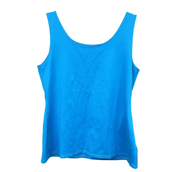 VanHeusen Basic Bright Blue Tank Top Size Large