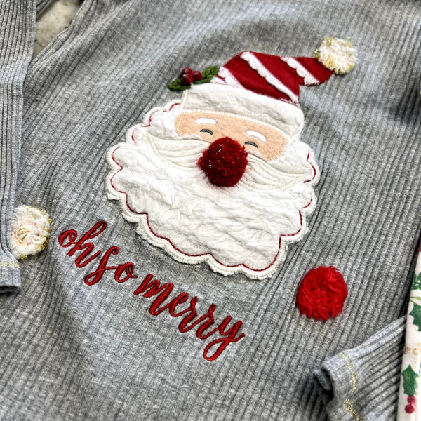 Mudpie Oh So Merry Knit Top + Leggings Set Size 3T