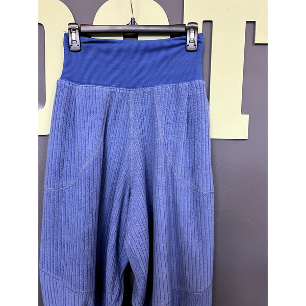 Free People Movement Ribbed Periwinkle Barrel Jogger Pants Size XS