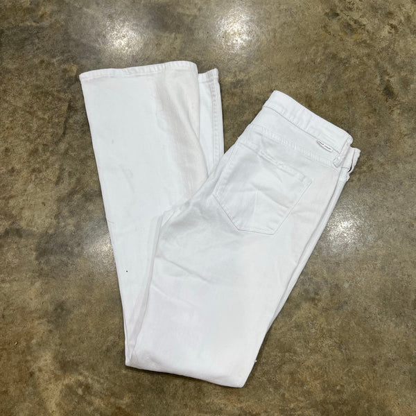 NWT Dear John White Distressed Bootcut Jeans Size 26