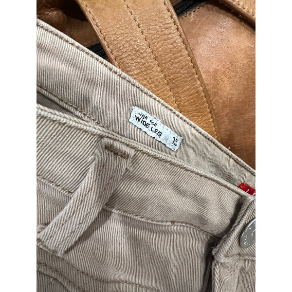Hot Kiss Y2K High Rise Baggy Wide Leg Khaki Pants Size 15
